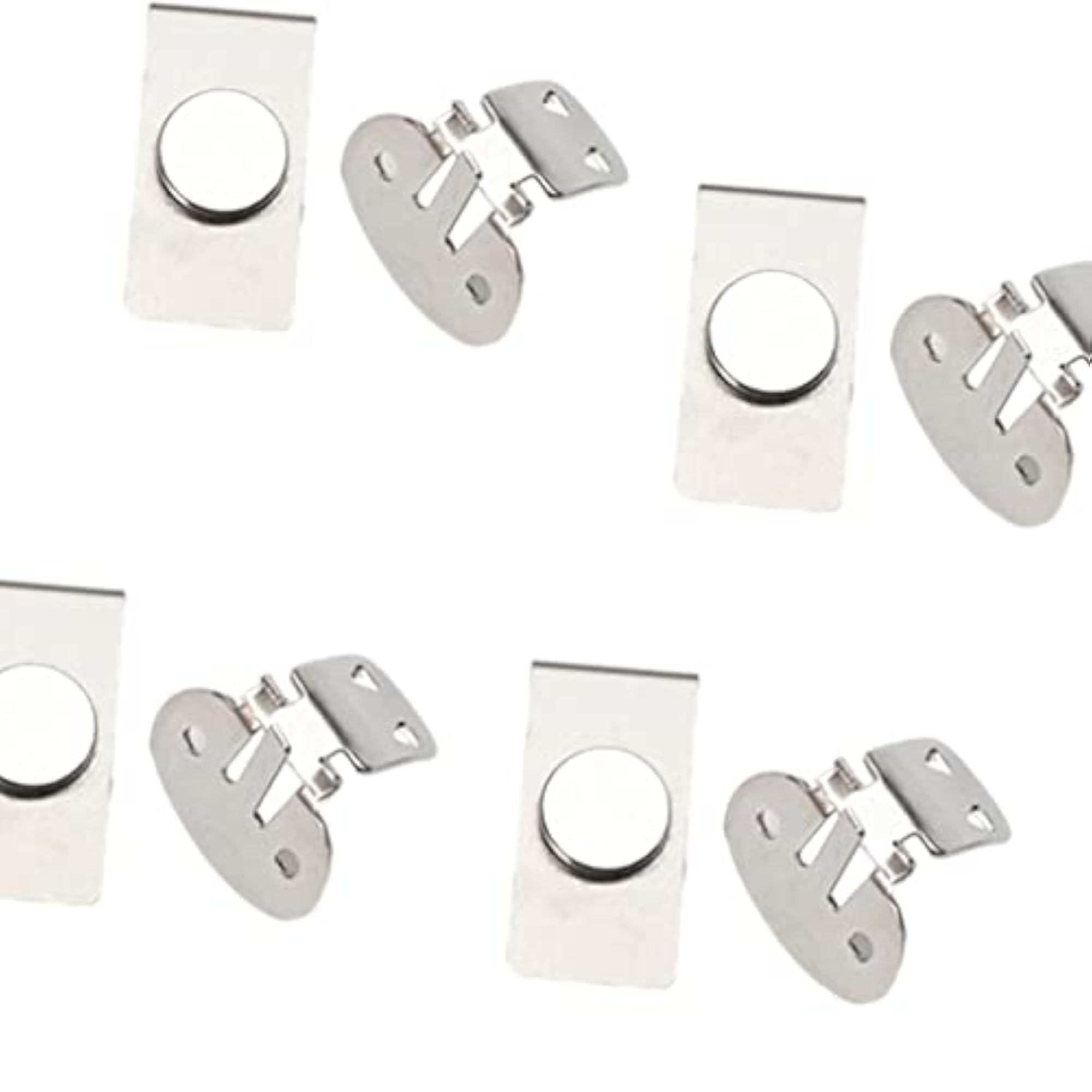 Invisible Magnetic Tie Stay Clips, 4x8X Set