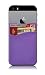 CardBuddy Stick On Card Holder Wallet, Credit Card Phone Wallet Case for any iPhone or Android (Purple)