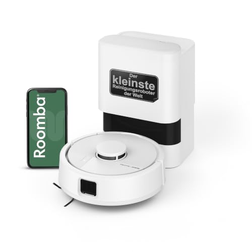iRobot Roomba Mini Saugroboter mit Wischfunktion, AutoEmpty Basis, LiDAR – Ansicht 1