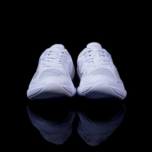 Nfinity Cheer Shoes - Alpha White Sneakers for Women - Lightweight Breathable Shoes for Women - Comfortable Womens Athletic Shoes - Versatile and Flexible Womens Walking Shoes2