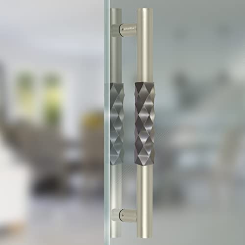 Plantex Door Handle/Door & Home Decor/14 Inch Main Door Handle/Door Pull Push Handle – Pack of 1 (299,Satin White & Grey Finish)