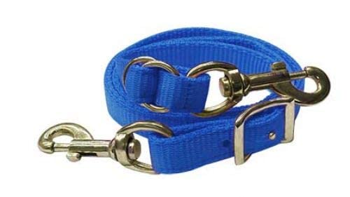 Showman Premium Nylon Easy Adjust Tie Down Strap (Blue)