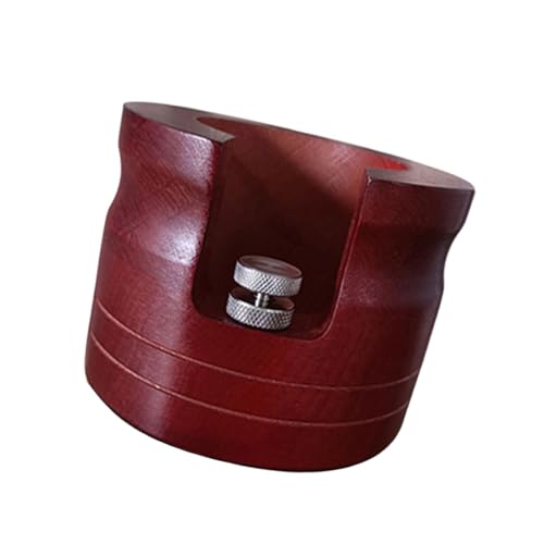 Soporte de madera resistente a los impactos para portafiltro de café, altura ajustable, tornillo espresso, accesorios para café