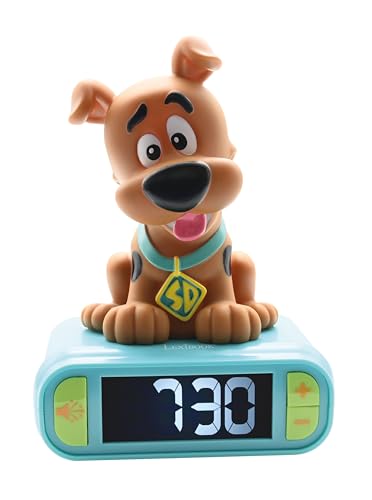 LEXIBOOK - Despertador Scooby-Doo con Pantalla LCD Digital y luz