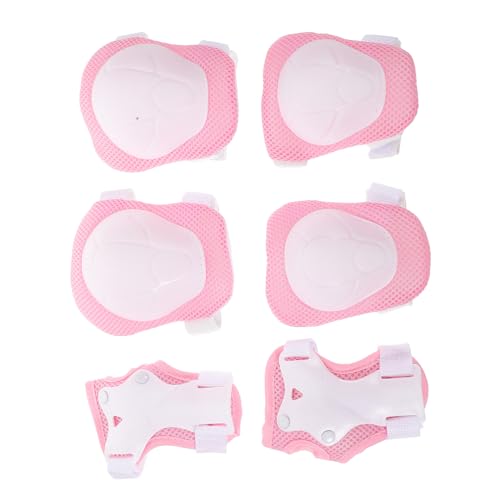 Abaodam 1 Set Knee Pads Set Knee Pads Skateboard Skating Elbow Guard Elbow Guard Protective Knee Pads Riding Sports Gear Protective Gear Kits Knee Guards Elbow Pads Sponge Pink