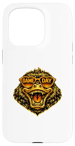 Funny Hockey Duck Game Day Vintage Shirt Fans �X�}�z�P�[�X iPhone 15 Pro �p
