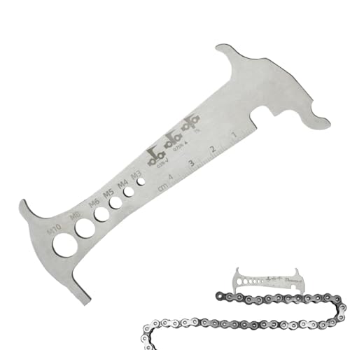 Phantasmia チェーン摩耗インジケーターチェッカー 8-12スピード対応 ? 自転車用測定工具 多機能設計 山地車・ロードバイクメンテナンスに適した摩耗チェックツール