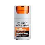 L'Oréal Men Expert Hydra Energetic Anti-Fatigue Moisturiser: 24hr Hydration for Men's Skin. Combats Dryness and Dark Circles. Fast-absorbing, Enriched with Vitamin C. 50ml