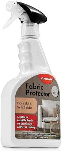 ForceField Fabric Protector Spray – Long-Lasting, Non-Toxic Water & Stain Repellent – Safe for All Fabrics – Indoor & Outdoor Use – 22 oz
