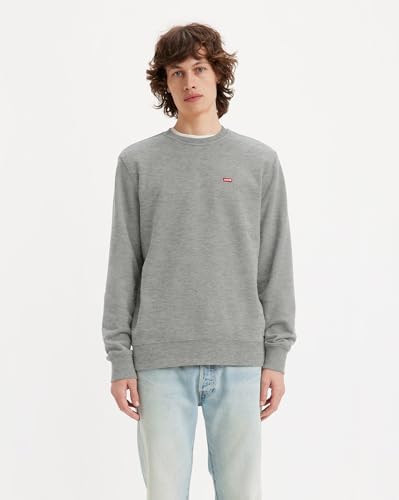 Levi's Herren-Sweatshirt mit Rundhalsausschnitt, Meißelgraues Heidekraut – Ansicht 2