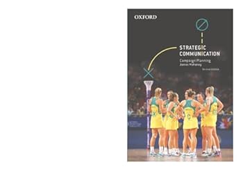 Paperback Strategic Communication: Campaign Planning Book