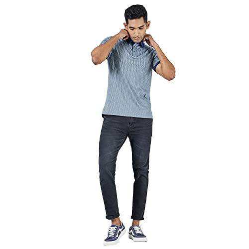 Image of VETTORIO FRATINI by Shoppers Stop Printed Cotton Regular Fit Mens T-Shirt