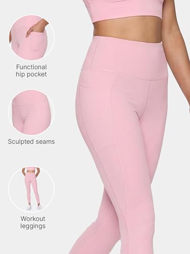 Image of Enamor High Rise 7 /8th Length Adjustable Drawstring Workout Leggings for Women - Hugged Fit, Quick Dry, Antimicrobial - A605