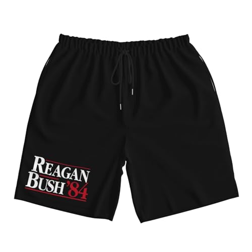 Reagan Bush 84 Mens Swim Trunks Quick Dry Board Shorts 7