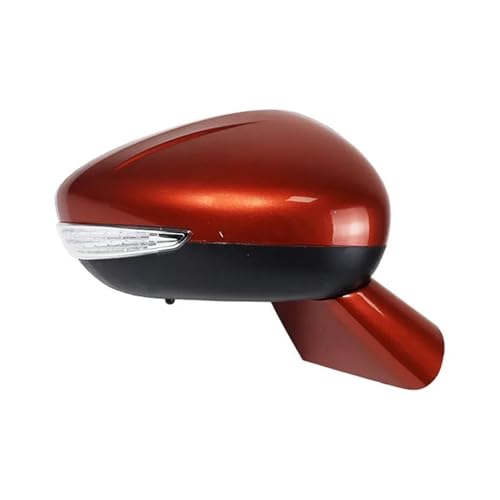 Rétroviseur latéral Citroën C4 II rouge droit manuel miroir extérieur