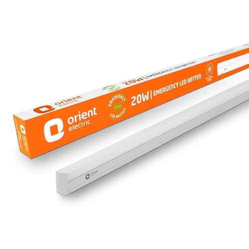 Image of Orient Electric Emergency Batten 20W, 6500K (Cool White Colour, Pack of 3)