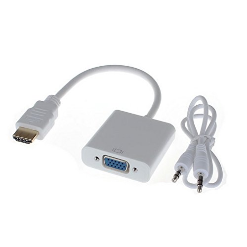 Image of xcluma HDMI to VGA Cable HDMI to VGA with Audio Conversion