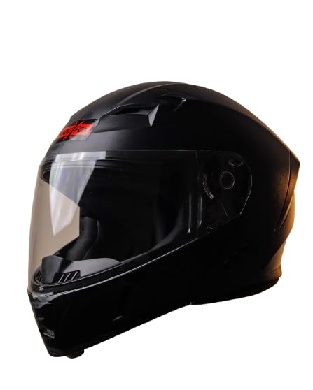 HEADFOX N2 Elite Bluetooth Helmet for Men | Flip-Up Motorbike Helmet with Calls, Music & Voice Assistant | ISI Certified | Black | L (60 CM)-image-16
