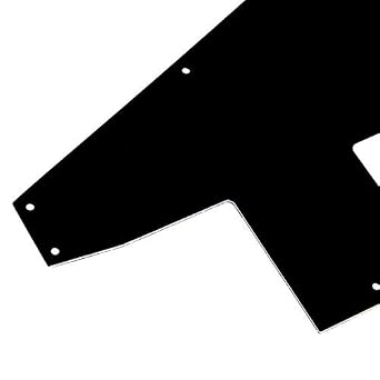 Guitar Parts 3 Ply Guitar Pickguard Pick Guard for Explorer Gibson '76 Reissue Black Parts Y51D