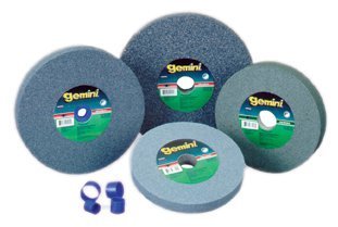 T1 Straight Gemini Bench & Pedestal Grinding Wheel,6X3/4, 1" Arbor, Fine,Alum Ox - 1 Each