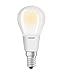 Produktbild Osram LED SuperStar Classic P Lampe, in Tropfenform mit E14-Sockel, dimmbar, Ersetzt 60 Watt, Matt, Warmweiß - 2700 Kelvin, 1er-Pack