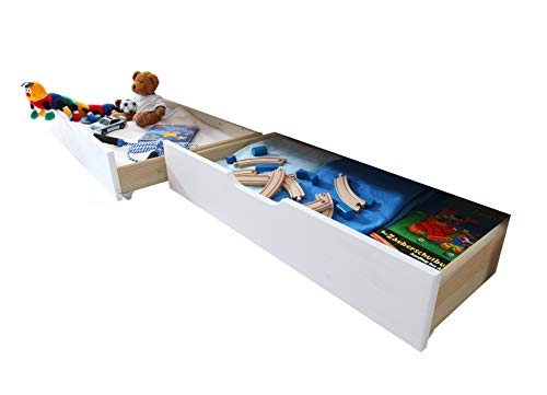 Preisvergleich Produktbild Ticaa Schubkasten 2er-Set Marcel Weiß