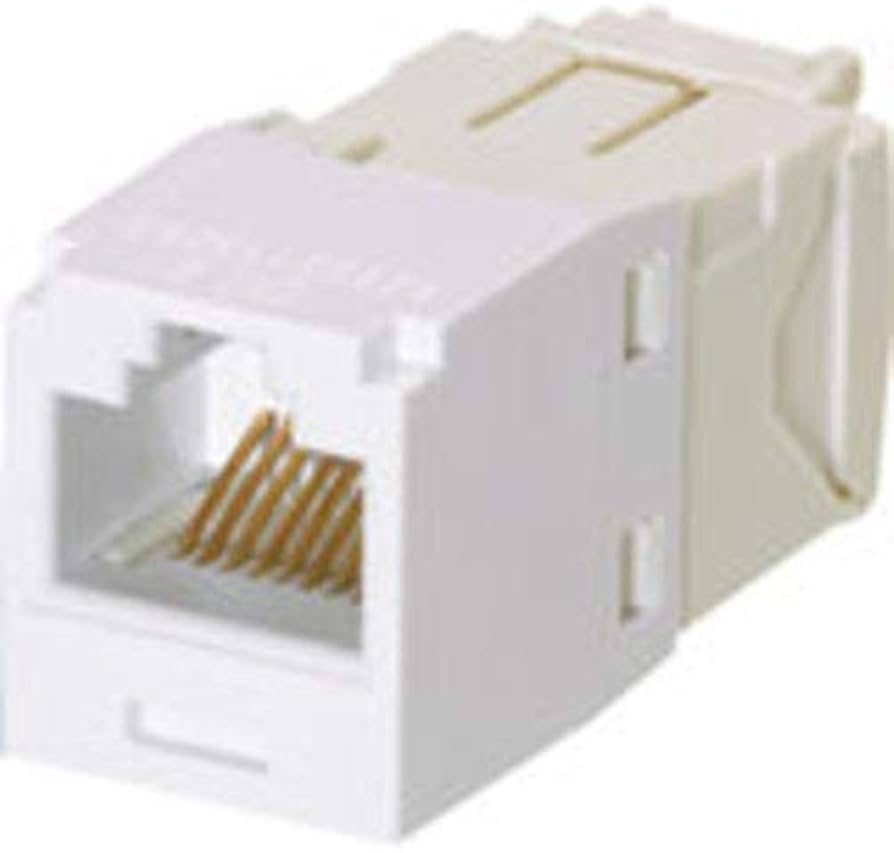 Amazon.com: PANDUIT CJ688TGWH PANDUIT CJ688TGWH 1-Port MOD Jack