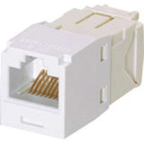 PANDUIT Mini-com module cat 6 utp 8 pos 8 wire universal white.