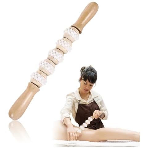 Piashow Wooden Fascia Roller for Muscle Relaxation Cover