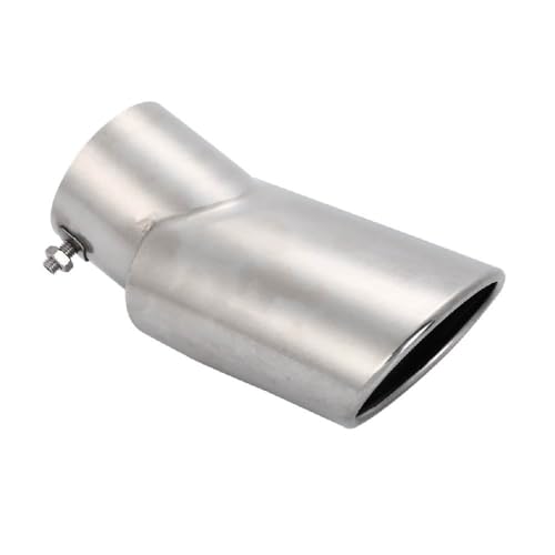 トヨタ ハイエース / /レジアスエース 200系 1/2/3/4/5/6型 適合 マフラーカッター 専用設計 取り付け簡単 外装 水抜き加工 ステンレス 鏡面仕上げ 排気 マフラー ドレスアップ パーツ カスタム品 (シルバー)