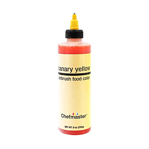 Chefmaster Airbrush Spray Food Color, 9-Ounce, Canary Yellow