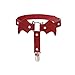 alisikee 2pcs Adjustable Bat-Shaped Leg Garter with Anti-Slip Clips, Elastic Gothic Thigh Ring Garter for Women, Red