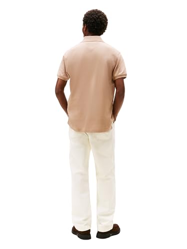 Image of Tommy Hilfiger Men's Short Sleeve Polo Shirts in Classic Fit with Stretch and Organic Pique Cotton