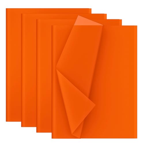 Creavvee Seidenpapier 50x70 cm, Orange 28 Blatt, F7167