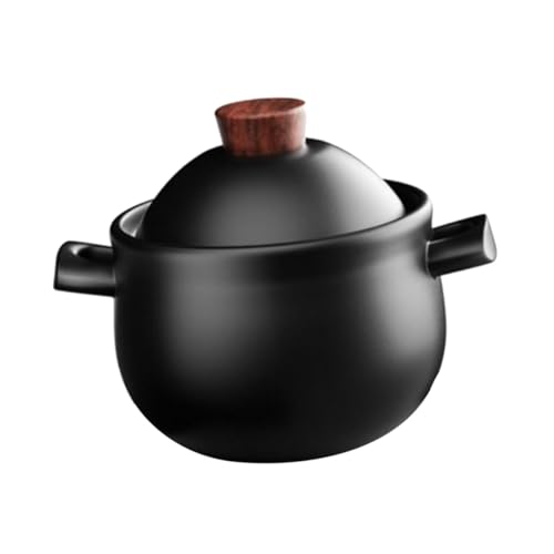 VINTORKY Casserole Capacité Pour Pot à Soupe Antiadhésif Avec Couvercle Pour Braiser Et Préparer Plats Maison Cuisinière à