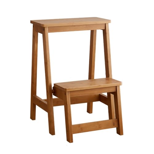 MSHGSKU Escalera Plegable Multifuncional para Biblioteca, Cocina y baño. Estructura Robusta, 2 peldaños, Ahorra Espacio y es versátil (Estilo 2).