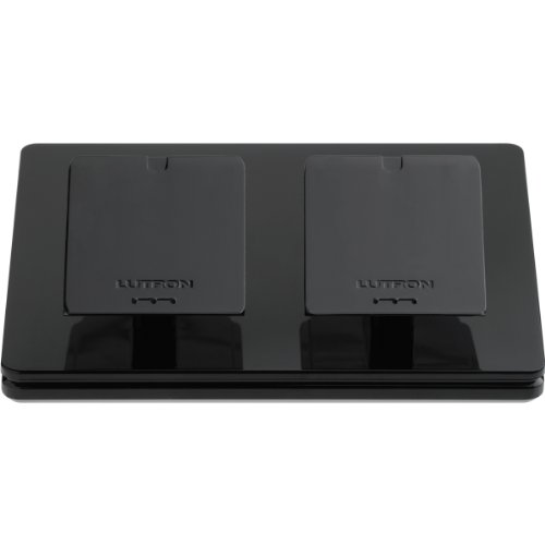 Lutron Caseta Smart Lighting Dual Pedestal for Pico Remotes, L-PED2-BL, Black