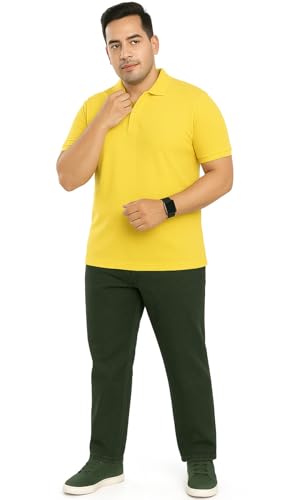 Image of Pluss Tribe - Plus Size Jeans for Men - Denim Jeans - Ideal for Casual, Office Available Sizes : 40 to 52