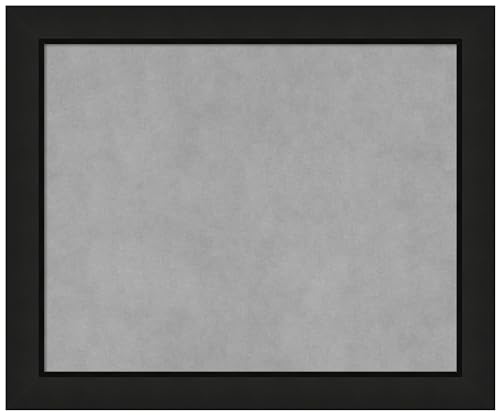 Amanti Art Black Framed Magnetic Board, 23x19, Casual Office Decor