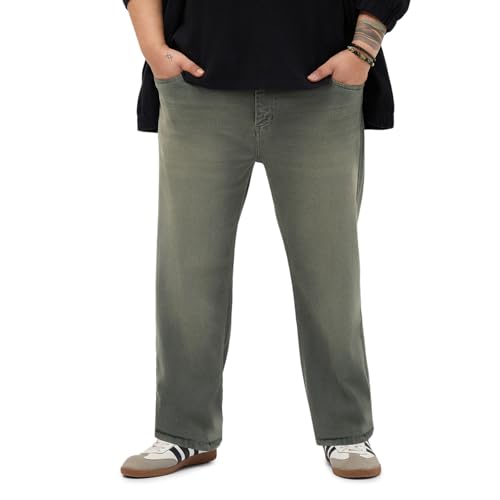 Image of Urbano Plus Men's Regular Fit Heavy Washed Denim Jeans Stretchable