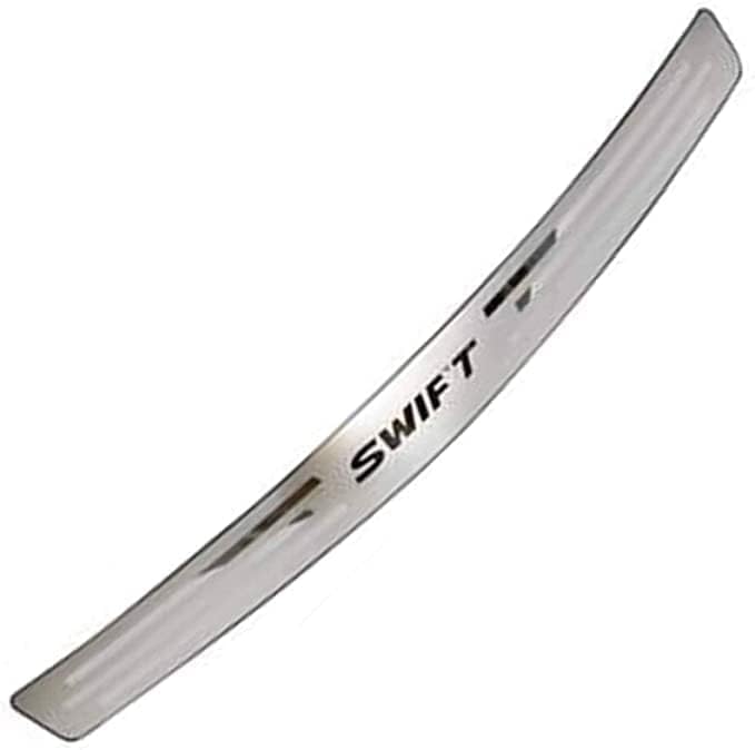 Bande protection seuil coffre pour Suzuki Swift 2005-2017 avec couverture acier inoxydable