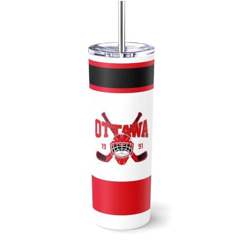 Image of ANTKING Ottawa Tumbler 20oz Travel Mug Custom Name Number Gifts | Stainless Steel Insulated Coffee Cup for Men Women
