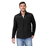 Free Country Men's Grid Fleece Chayote Jacket Black XL