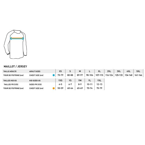 Shot Race Gear Maillot Moto Cross Draw Kid X-Trem