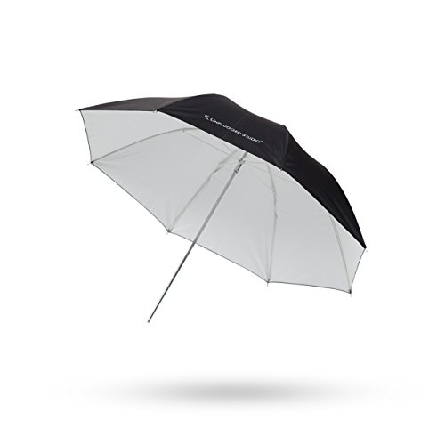 Image of UNPLUGGED STUDIO 33inch White Umbrella (Fiberglass Rib) UN-030