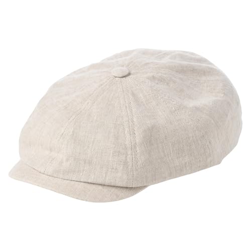 [Sterkowski] ステルコフスキー 帽子 メンズ レディース Rowdy Linen Hunting（ラウディ リネンハンチング） ベージュ 58サイズ skh036-beige-58の商品画像（Amazon）