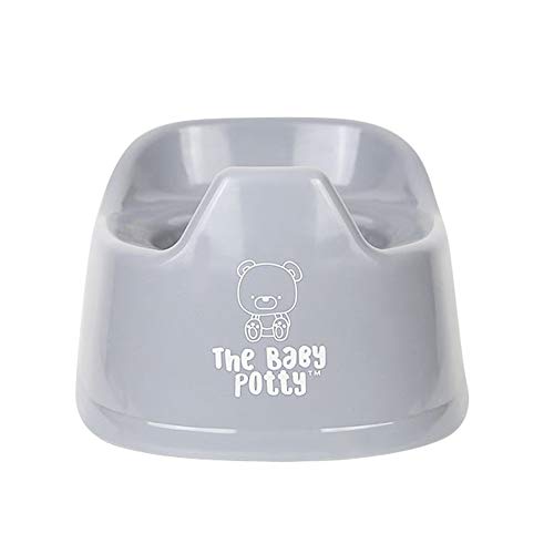 Image of The Baby Potty - Mini Potty | Early Potty Training | Elimination Communication | Portable & Lightweight | Promote Independence | Child Training Toilet (Gray)