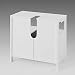 SoBuy Mueble para Debajo del Lavabo,Armario de Baño de Suelo,1 Estante y...