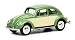 Produktbild Schuco 452016800 VW Käfer, grün/beige 1:64 452016800-VW, Modellauto, Modellfahrzeug