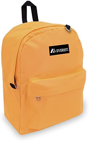 Everest Classic Backpack, Yellow, One Size